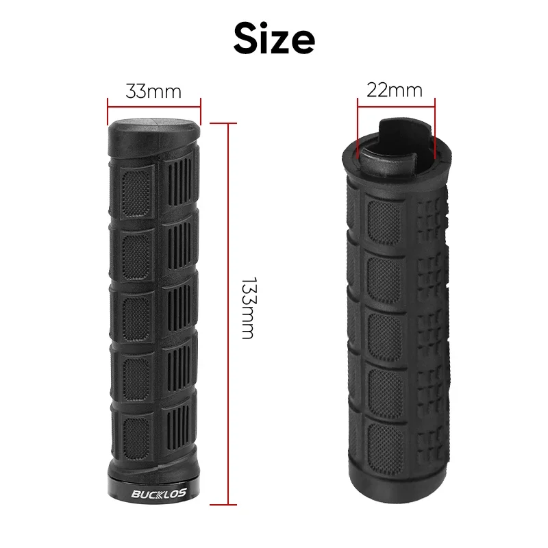 BUCKLOS دراجة القبضات المطاط ل - مراجعة Commuter Bike Lock وسعره