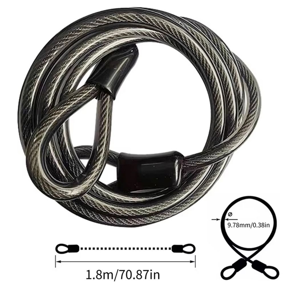 كابل قفل دراجة مضاد للسرقة، مر - مراجعة Cable Lock Flexible وسعره