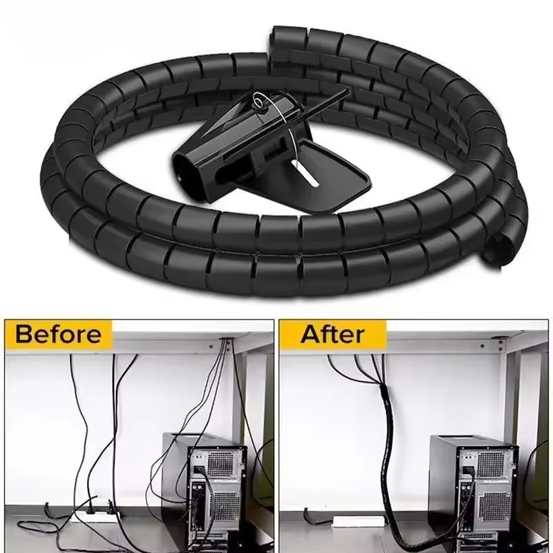 2M/1M واقي كابل حلزوني مرن، من - مراجعة Cable Lock Flexible وسعره