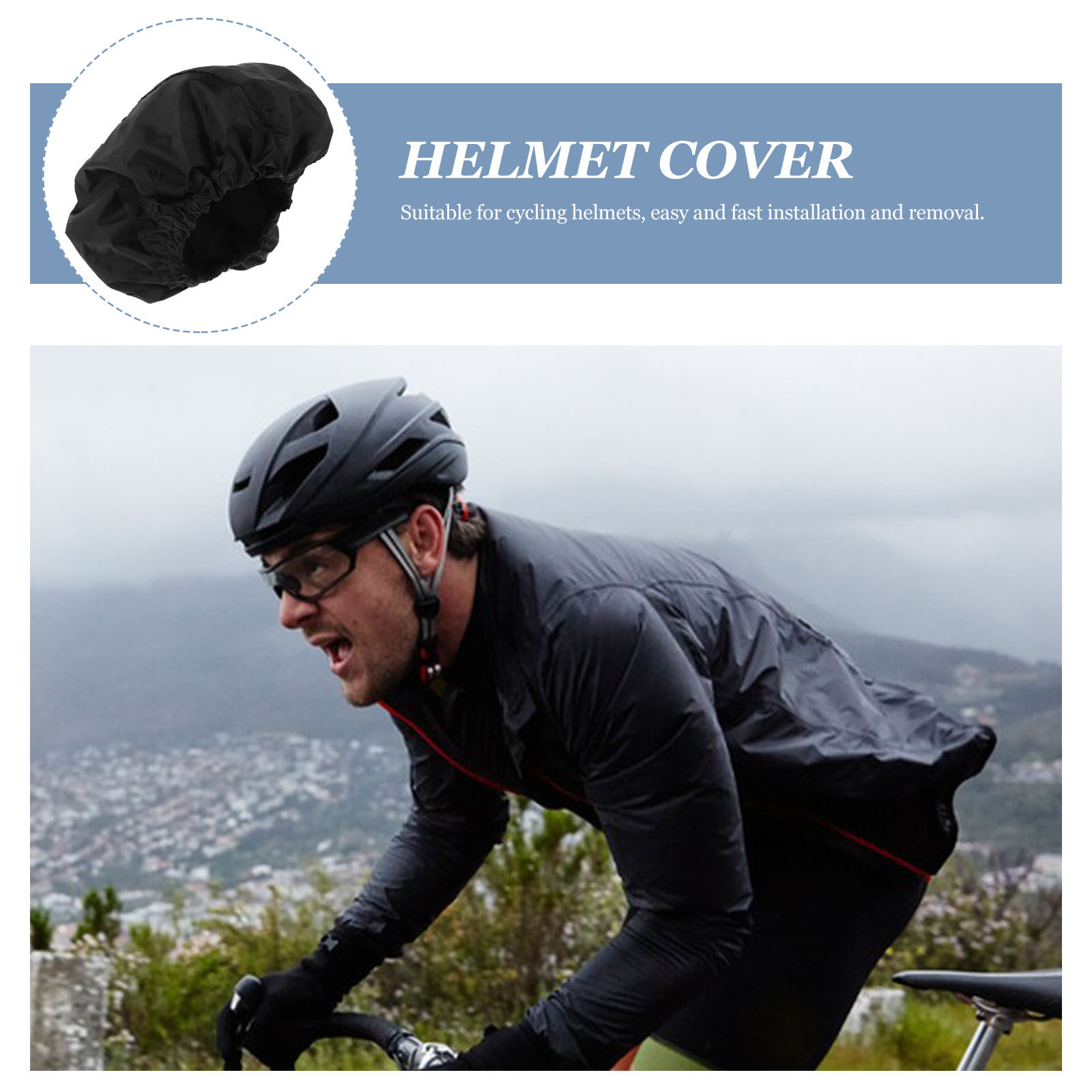 غطاء دراجة مقاوم للماء والرياح - مراجعة Cycling Commute In Rain وسعره