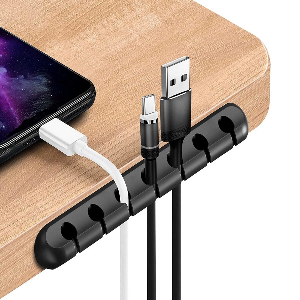 منظم كابلات جديد باللون الأسود - مراجعة Cable Lock Flexible وسعره