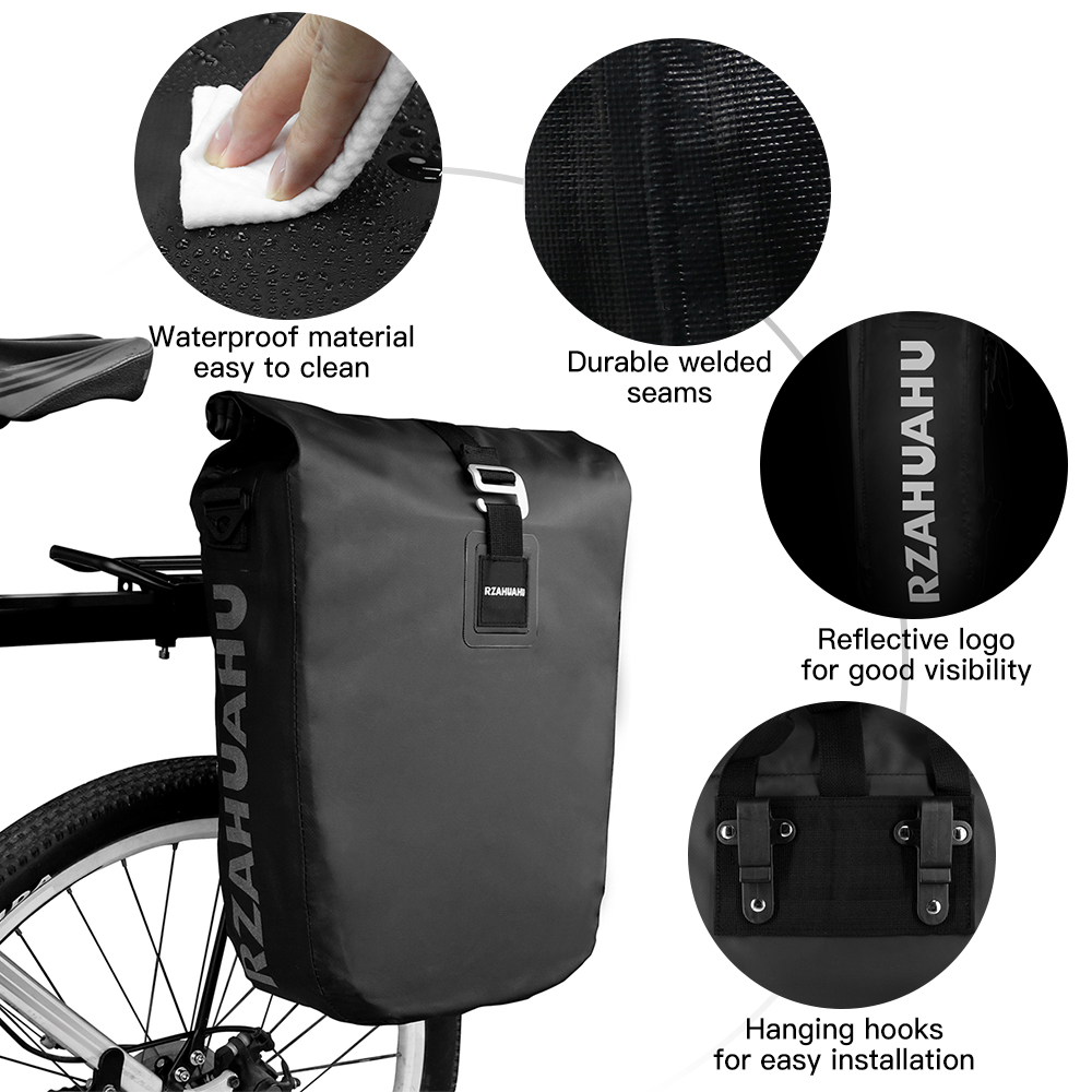 حقيبة تخزين جانبية للدراجة بسع - مراجعة Panniers Waterproof Rear وسعره